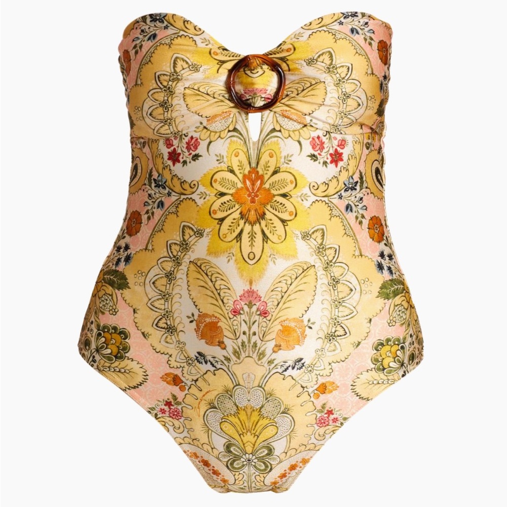 Zimmermann Laurel Scarf Print Swimsuit